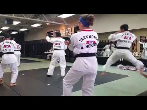 Black belt testing prequalifications at Karate America in Orange Park, Fl