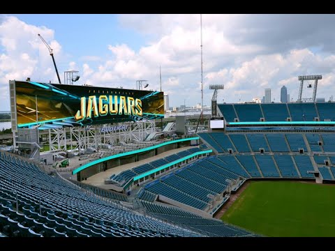 Jacksonville Jaguars New Scoreboards are World’s largest