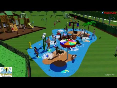 My Splash Pad James Island Jacksonville, FL design and build splashpad turnkey community water park