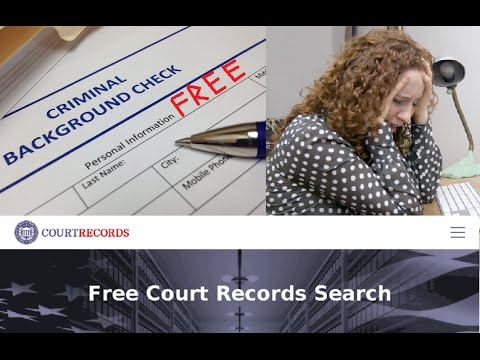 Where Online Can do FREE Criminal Background Record Check Search Someone (Felony Crime DUI Drug 2017