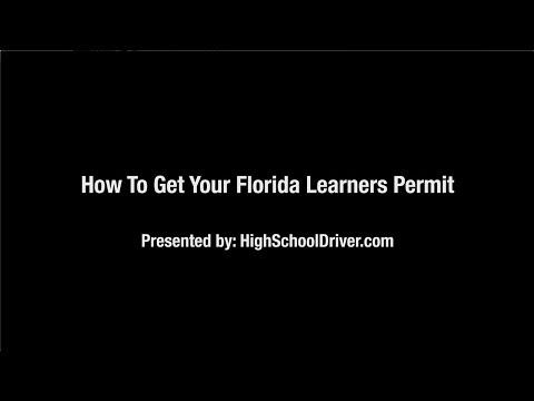 How to Get Your Florida Learners Permit