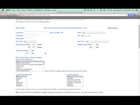 Florida Department of Corrections (DOC) Inmate Search 